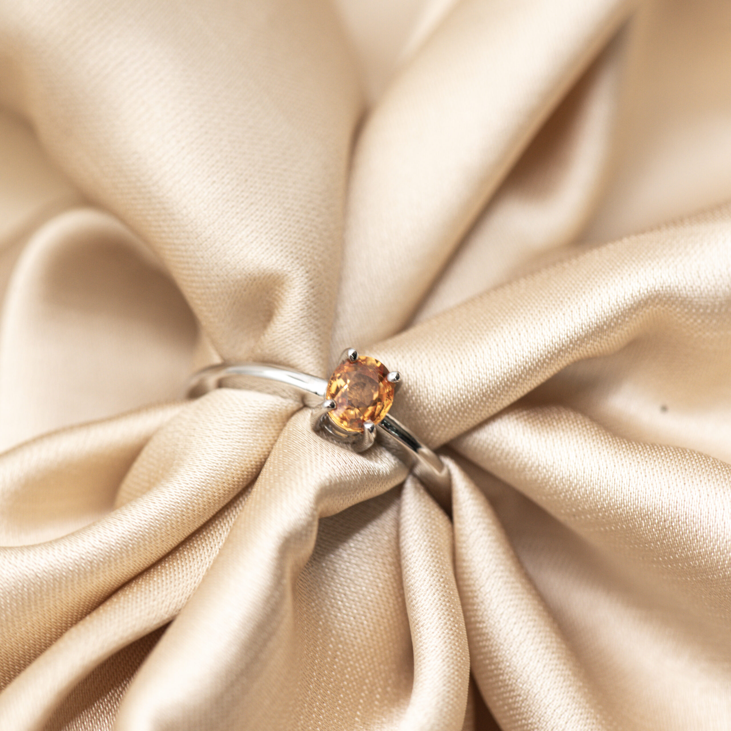 Firelight Sapphire Ring