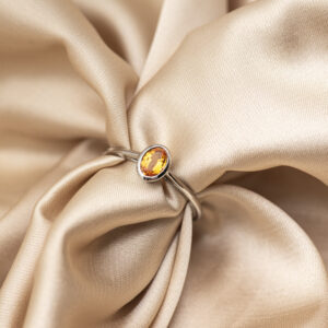 Sunburst Sapphire Ring