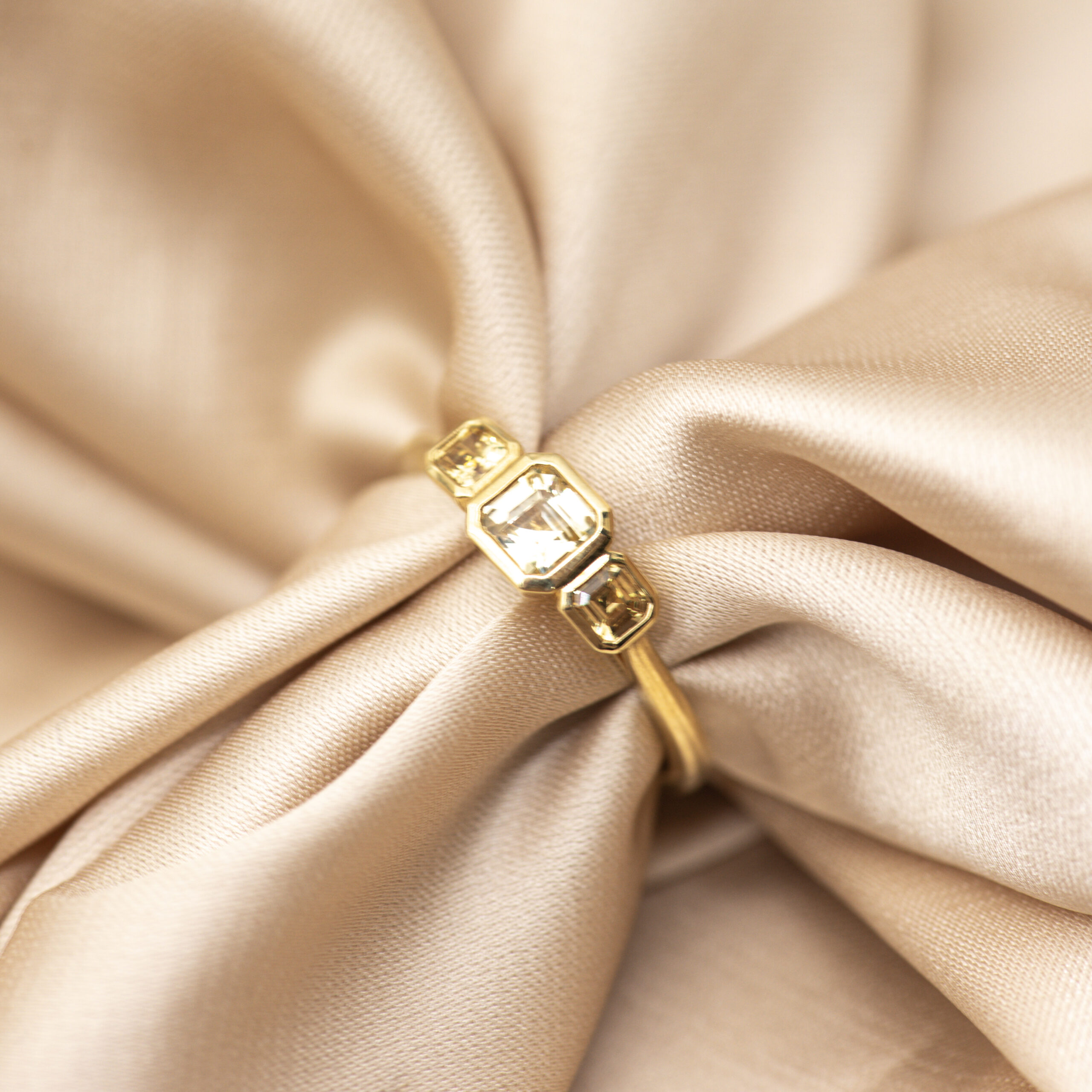 Golden Trio Ring
