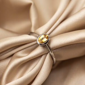 Amber Flame Ring