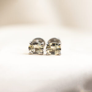 Yellow Sapphire Studs